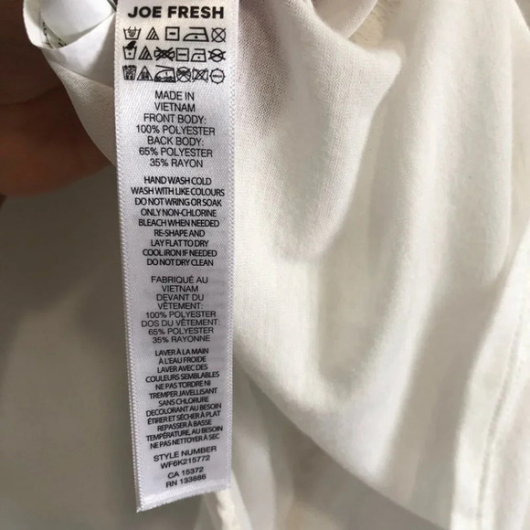 Joe Fresh  Sz XS Champagne Gold Shimmer Sheer Sleeveless Blouse Top - Picture 7 of 7